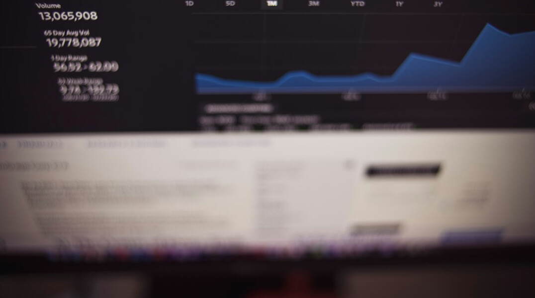 person investing in stocks